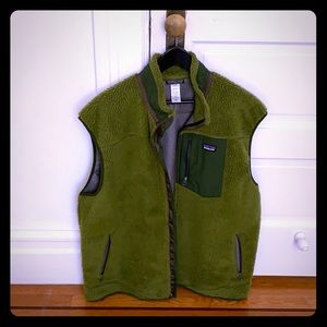 Men’s XXL Patagonia Retro X Vest in Olive Green